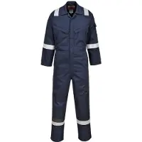 Portwest FR22 Vlamvertragende overall met insectenbescherming, 210 gram, marineblauw, maat XXXL