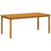 vidaXL Tuintafel 180x90x75 cm massief acaciahout