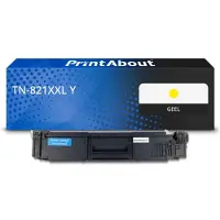 PrintAbout Toner TN-821XXL Y Geel Extra hoge capaciteit geschikt voor Brother