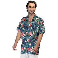 Boland - Shirt Tiki breeze (M) - Volwassenen - Niet van toepassing - Hawaii - Festival - Tuinfeest - Strand