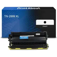 PrintAbout Huismerk vervangt Brother TN-2000 XL Toner Zwart Extra hoge capaciteit