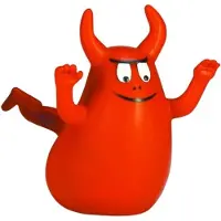 Plastoy Barbapapa figuurtje - Barbabravo als duivel - speelfiguurtje - 6 cm