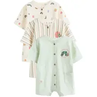 Next License jersey-rompertjes voor baby’s, set van 3