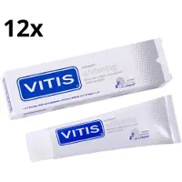 Vitis Whitening Tandpasta - 12 x 75 ml - Voordeelverpakking