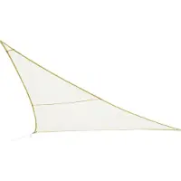 Hespéride Schaduwdoek/zonnescherm Curacao driehoek wit waterafstotend polyester - 3 x 3 x 3 meter - Terras/tuin zonwering
