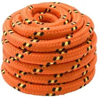 vidaXL Boottouw 5 mm 25 m Oranje
