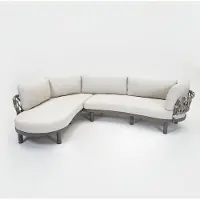 Vita Castel organische loungeset light terre