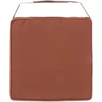Hespéride Hespiride Stoelkussen Gerona - 40 x 40 cm - terracotta - vierkant - polyester - tuinkussen - buiten