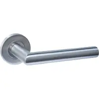 Intersteel Deurbeslag | Deurklink | | Q 01 (Rond rozet, RVS)