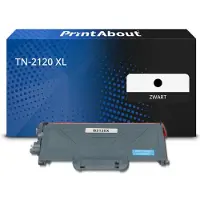 PrintAbout Toner TN-2120 XL Zwart Extra hoge capaciteit geschikt voor Brother