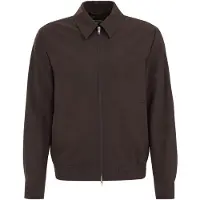 Fundamentals - Heren slim fit bomber - Slim Fit - Donkerbruin - Maat: XXL