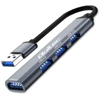 Qoltec Hub Usb 3.0 4-In-1 Voor Computer, 3X Usb 2.0 Adapterpoortverlenging