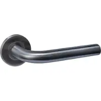 Intersteel deurkruk Q 02 op rozet 52x6mm pvd antraciet