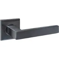 Intersteel deurkruk Q 05 op rozet 53x53x6mm pvd antraciet