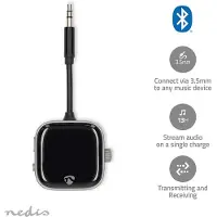 Nedis Bluetooth-audio-adapter, USB-C, duale koppeling, 13 uur batterijduur