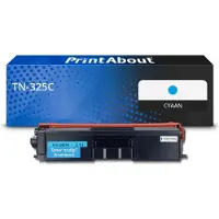 PrintAbout Toner TN-325C Cyaan Hoge capaciteit geschikt voor Brother
