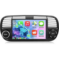 Hexinex Autoradio - Geschikt voor Fiat 500 2007-2015 - 2+64GB Carplay FM RDS WiFi