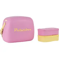Polarbox Mini Koelbox / Coolerbag met 2 Lunchboxen - Bubblegum-Yellow - 6 Liter