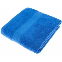 Homescapes badstof strandlaken 100% katoen marineblauw