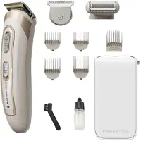 Rowenta TN9154F0, Beige, Wit, 1 mm, 1,2 cm, 4,4 cm, Veiligheidsspelden, Titanium/Roestvrij staal