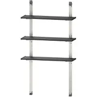 Keter Wandplankenset 97cm - 114x39,5x7,5cm - Zwart
