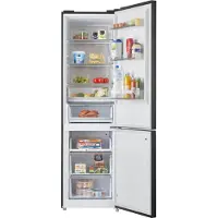 Inventum KV2010B No Frost energiezuinige koel-vriescombinatie - 201 cm hoog - 378 liter - Zeer stil: 29 dB - Superkoelen - Supervriezen - Vershoudlade - Energielabel A - Vrijstaand - Zwart