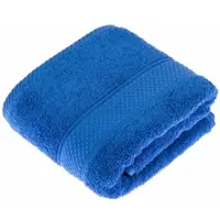 Homescapes badstof handdoek 100% katoen marineblauw