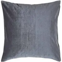 Homescapes fluwelen kussenhoes donkergrijs 45 x 45 cm