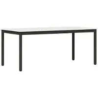 Syfax Eettafel Wit 180 x 90 x 75 cm Massief grenenhout