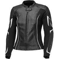 Held Debbie 3 damesmotorfietsenlerenjas, zwart/wit, maat 44
