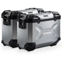 SW-Motech TRAX ADV aluminium kastsysteem - Zilver. 37/37 l. BMW F 900 R / XR (19-24).