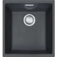 Franke Sirius - SID 110-34 tectonite spoelbak, 37x44 cm, zwart 125.0363.785