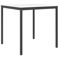 vidaXL Bartafel Wit 110 x 110 x 105 cm Massief grenenhout