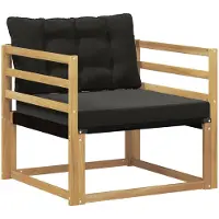 vidaXL Buiten bank set Massief Acaciahout en Textilene Wit