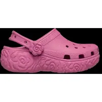 Crocs , dames, Classic Platform Bloom clog, zachtroze, maat 36-37