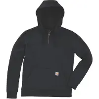 Carhartt Trui Women Paxton Quilted Quarter Zip Black-XS