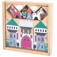 Janod Cross Roads Enchanted Kingdom Blocks Veelkleurig Kinderen