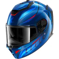 Shark Spartan GT Pro Carbon Mekarium, integraalhelm ,Donkerblauw/Blauw/Oranje ,XS