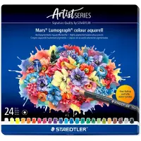 Staedtler Mars Lumograph 24 Pcs Pencil Veelkleurig Kinderen
