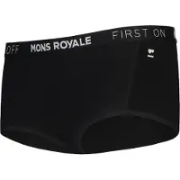 Mons Royale - Women's Sylvia Boyleg - Merino-ondergoed M, zwart