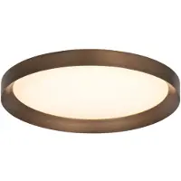 Steinhauer Plafondlamp Flady 3686BR bronzen LED lamp Ø50 cm met uplight
