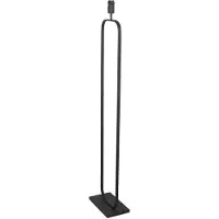 Steinhauer Zwarte Vloerlamp Stang 4740ZW, strak en veelzijdig design, zonder kap