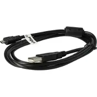 VHBW USB-vervangingskabel voor Panasonic K1HA08CD0007, K1HA08CD0009, K1HA08CD0003, K1HA08CD0004, K1HA08CD0013 voor camera, camcorder - datakabel, 14,5 cm