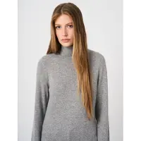 REPEAT cashmere Basic coltrui dames van biologisch kasjmier -