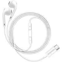 Avizar Mayaxess, USB-C hoofdtelefoon met microfoon, geschikt voor de Honor Magic 7 Pro, wit