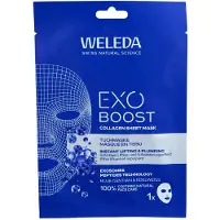 Weleda Exo boost Sheetmasker Blauwe Gentiaan en Edelweiss Sheet Mask 20 ml