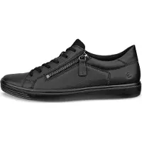 Ecco Classic leren dames sneakers zwart maat 37
