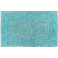 Homescapes XXL badmat aqua 70x120 cm gemaakt van 100% katoen