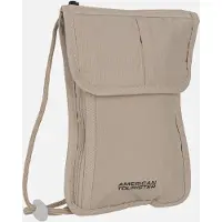 American Tourister paspoorthoes - Travel Accessoire RFID neck pouch universeel beige