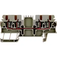 Weidmuller 1775580000 Doorgangsserieklem Spanveer Donkerbeige 100 stuk(s)